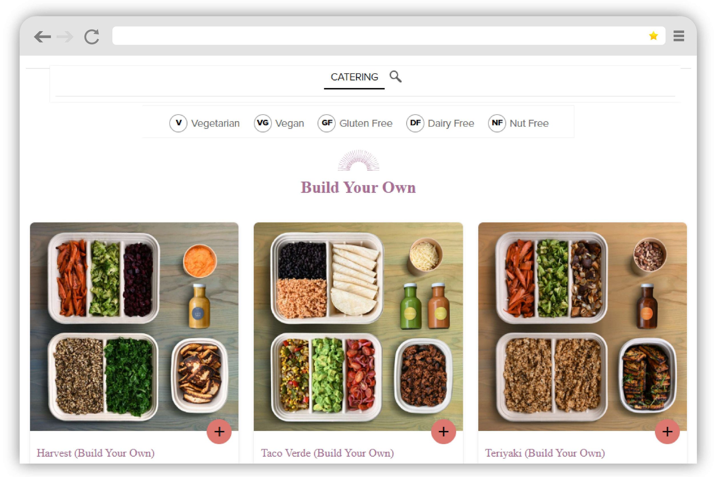 Immersive Ordering Menu
